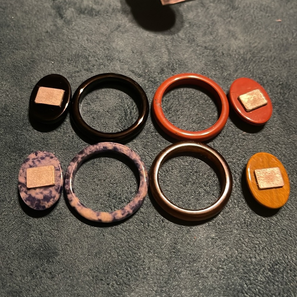 Sterling Silver Ring With Interchangable Stones - image 5